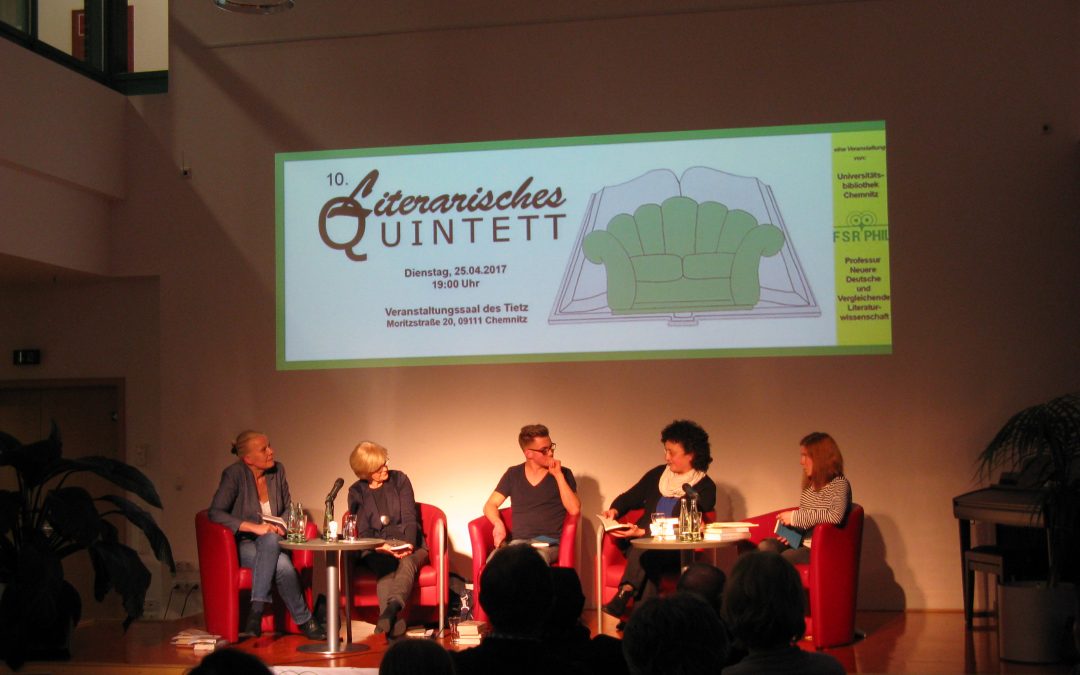 Literarisches Quintett  – Sonderausgabe anlässlich des 875. Geburtstags der Stadt Chemnitz